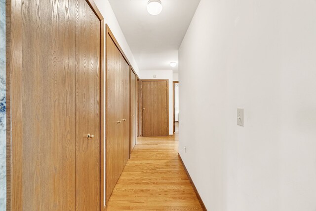 836 Boutell Dr, Grand Blanc, MI 48439 - hallway with light wood finished floors