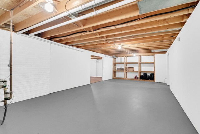 836 Boutell Dr, Grand Blanc, MI 48439 - view of unfinished basement