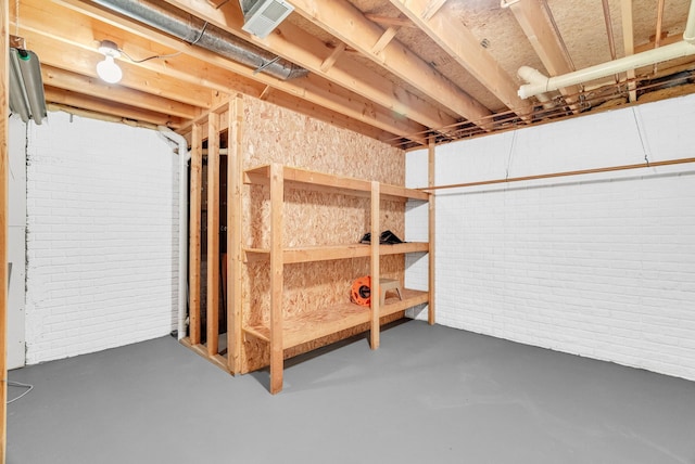 836 Boutell Dr, Grand Blanc, MI 48439 - view of unfinished basement