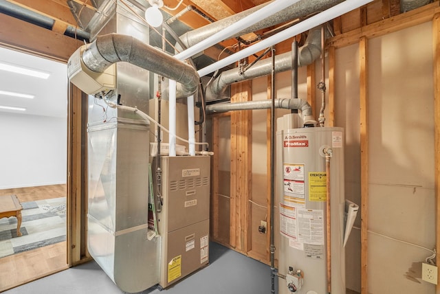 836 Boutell Dr, Grand Blanc, MI 48439 - utilities featuring water heater and heating unit