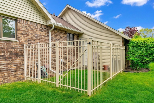 836 Boutell Dr, Grand Blanc, MI 48439 - view of side of home featuring brick siding