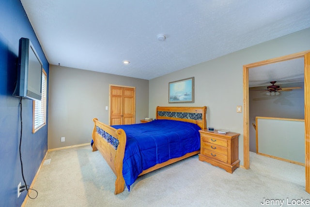 608 Porter Rd, Norton Shores, MI 49441 - carpeted bedroom featuring baseboards and recessed lighting