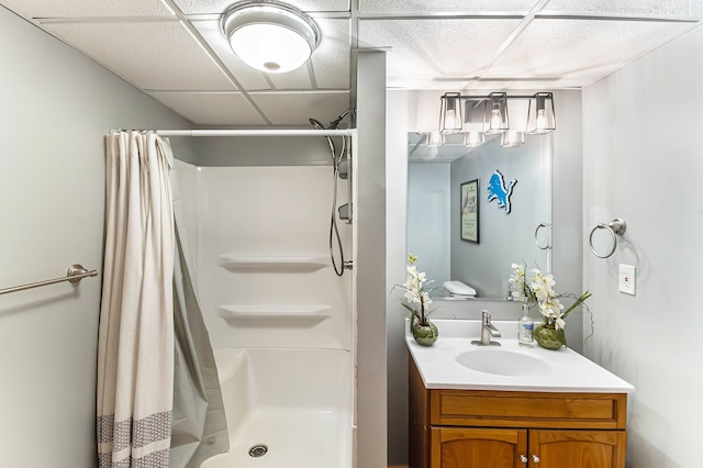 4024 Austin Ct, Lapeer, MI 48446 - full bathroom with a shower stall and vanity