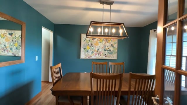 4024 Austin Ct, Lapeer, MI 48446 - dining area with wood finished floors