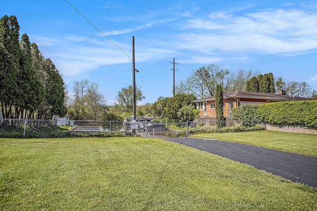 view of yard