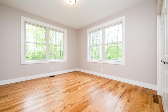 508 S Jameson St, New Buffalo, MI 49117 - unfurnished room featuring healthy amount of natural light, baseboards, and wood finished floors