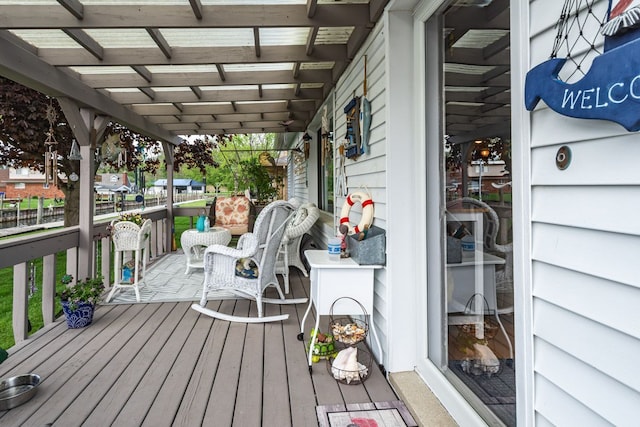 133 Loretta St, East China, MI 48054 - deck featuring a porch