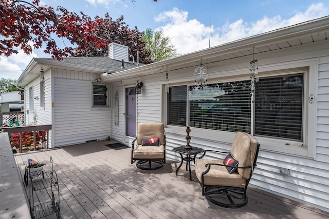 133 Loretta St, East China, MI 48054 - view of wooden terrace