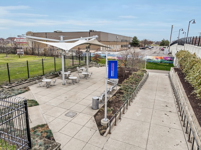 1300 E Lafayette St Unit 2003, 04, 05, Detroit, MI 48207 - view of patio