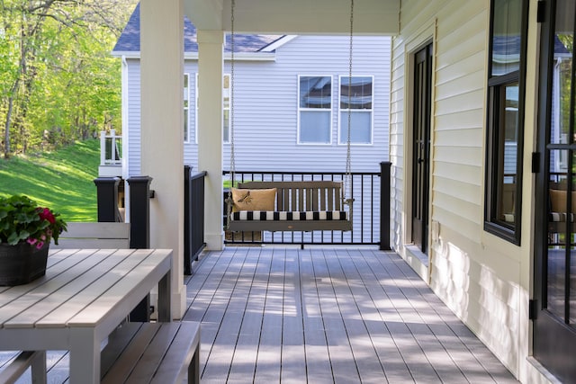 8182 Country Rail Dr SW, Byron Center, MI 49315 - deck with a porch