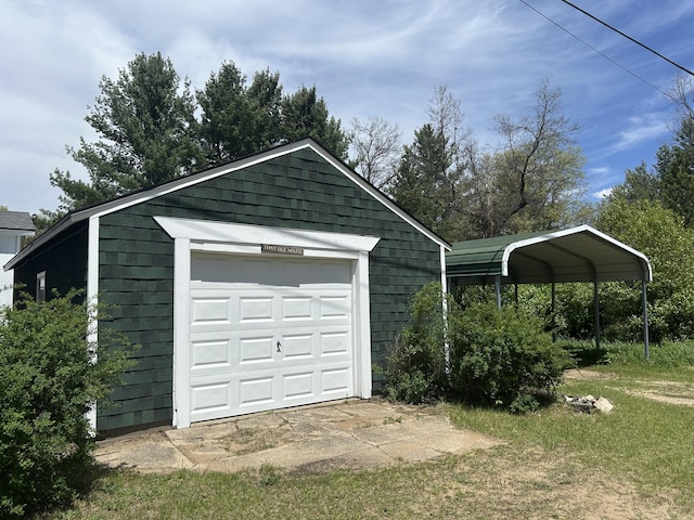 1902 W Ogilvie Ave, Baldwin, MI 49304 - view of detached garage
