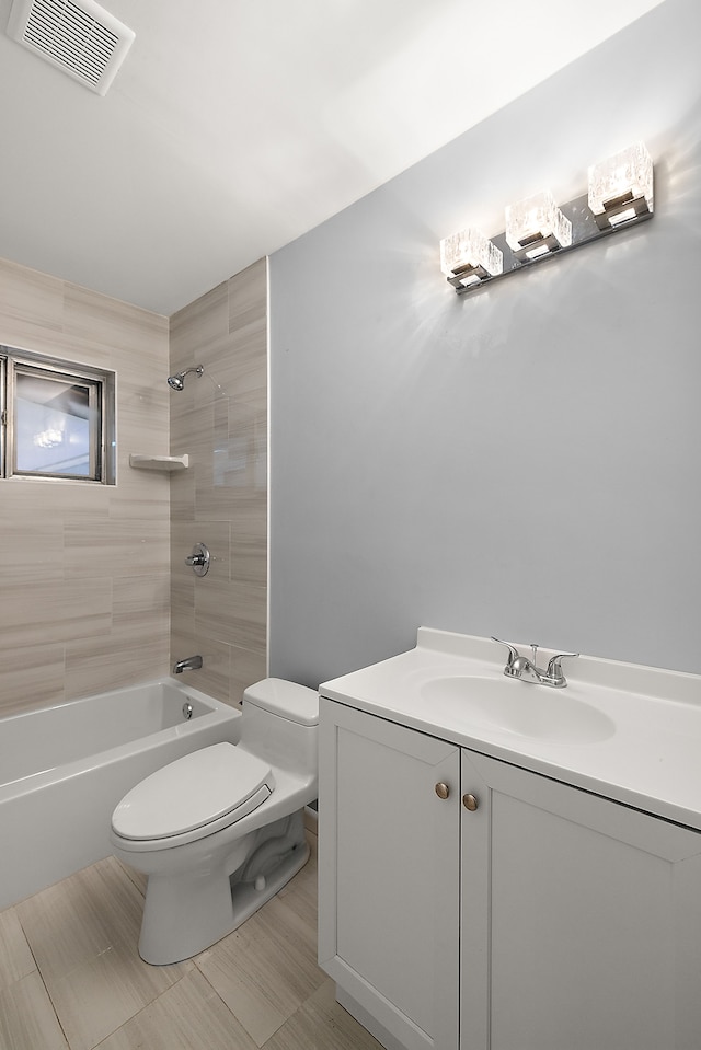32038 Pembroke St, Livonia, MI 48152 - full bath with toilet,  shower combination, and vanity