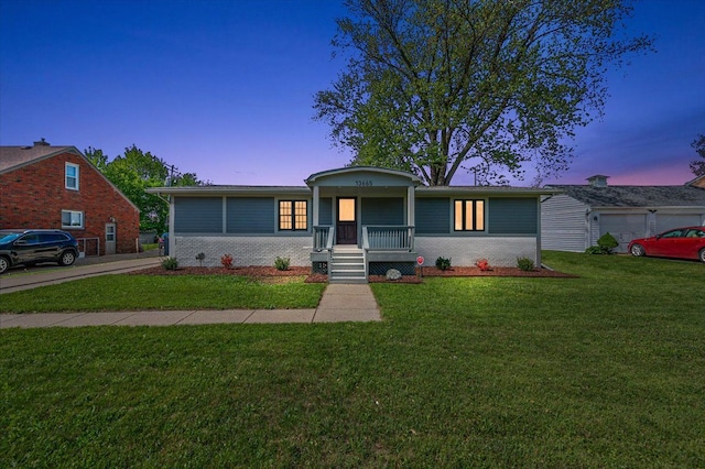 13665 Ida Ave, Warren, MI 48089 - single story home with brick siding and a front yard
