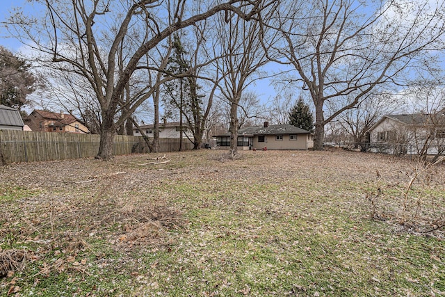 1772 Lombard St, Benton Harbor, MI 49022 - view of yard with fence