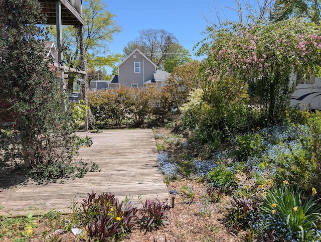 120 N Main St, Scottville, MI 49454 - view of wooden terrace