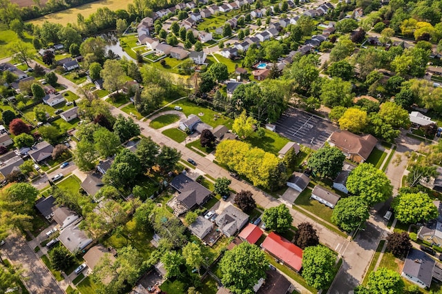 160 Cherry St, Milan, MI 48160 - aerial overview of property's location featuring nearby suburban area