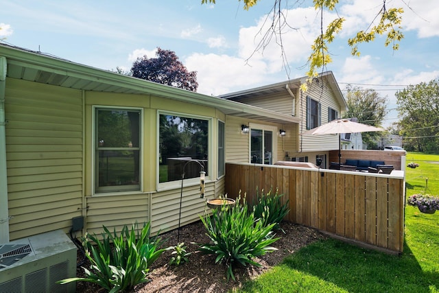 160 Cherry St, Milan, MI 48160 - view of side of property with central air condition unit