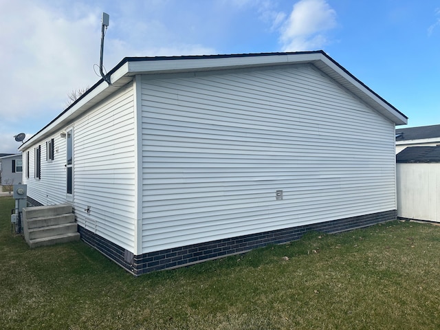 33332 Fern Ct, Lenox, MI 48048 - view of side of property featuring a lawn