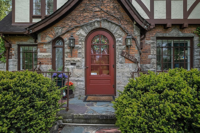 1602 Linwood Ave, Flint, MI 48503 - property entrance with stone siding
