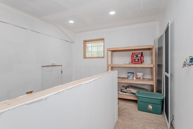 view of storage room