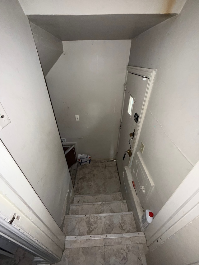 view of staircase