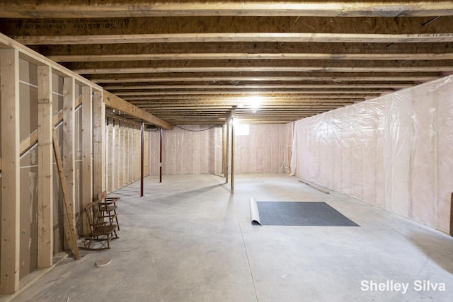 2496 Wolf Lake Dr, Baldwin, MI 49304 - view of unfinished basement