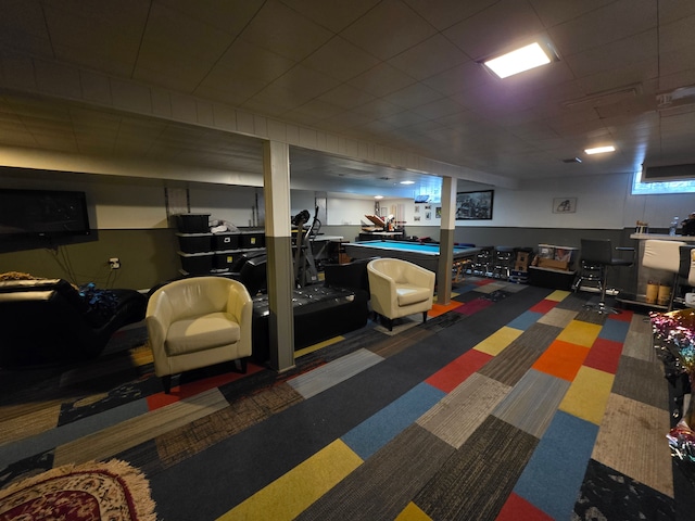 19266 Tyrone St, Harper Woods, MI 48225 - basement featuring carpet floors
