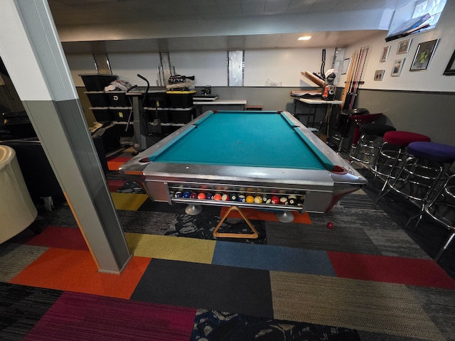 19266 Tyrone St, Harper Woods, MI 48225 - playroom with pool table