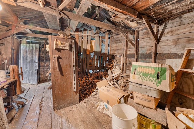 155 N Cook Ave, Harrison, MI 48625 - miscellaneous room featuring vaulted ceiling