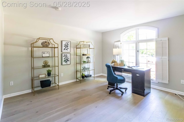 22170 Orchard Way, Beverly Hills, MI 48025 - home office with wood finished floors and baseboards