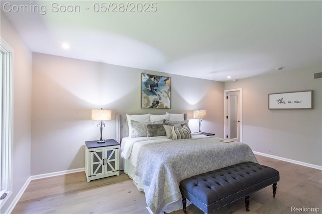 22170 Orchard Way, Beverly Hills, MI 48025 - bedroom with wood finished floors, baseboards, and recessed lighting