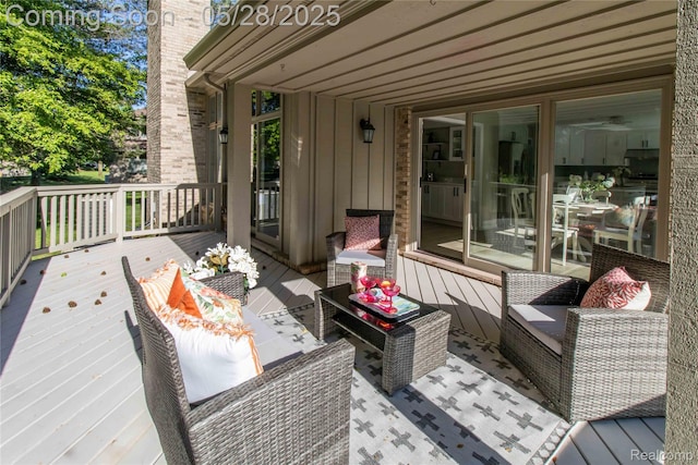 22170 Orchard Way, Beverly Hills, MI 48025 - view of wooden terrace