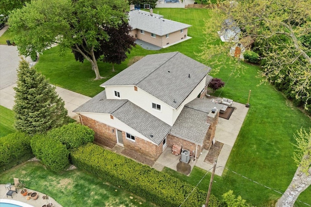 6557 N Twindale, Shelby Twp, MI 48316 - aerial view of property and surrounding area