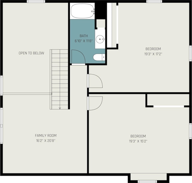 520 N Campbell Rd, Fountain, MI 49410 - room layout