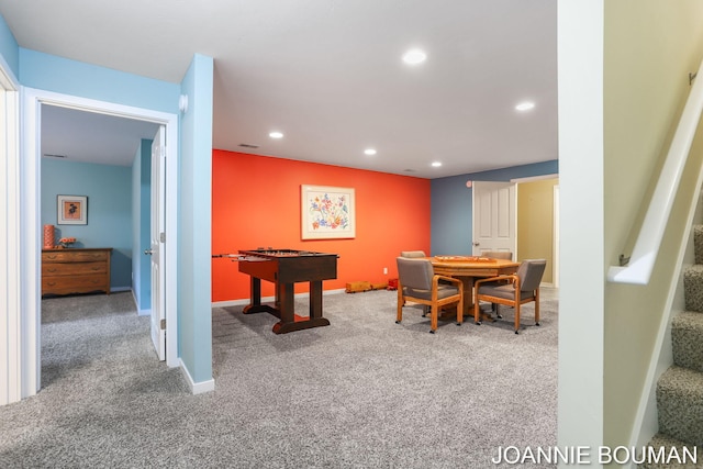 94 Cheyenne Ave, Holland, MI 49424 - playroom featuring carpet, recessed lighting, and baseboards