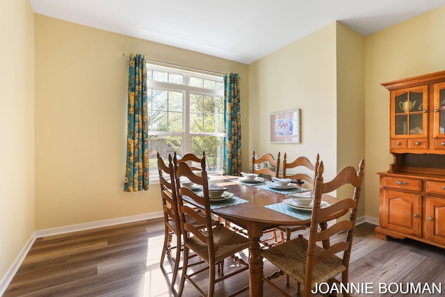 94 Cheyenne Ave, Holland, MI 49424 - dining room featuring dark wood finished floors and baseboards