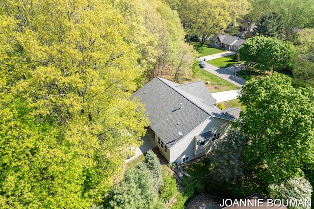 94 Cheyenne Ave, Holland, MI 49424 - view from above of property featuring a forest