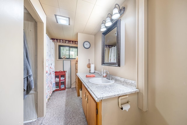 16545 Lonesome Trl, Leroy, MI 49655 - full bath featuring vanity