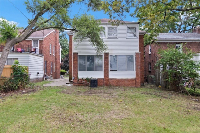 18611 Pinehurst St, Detroit, MI 48221 - view of front of house with central air condition unit and brick siding