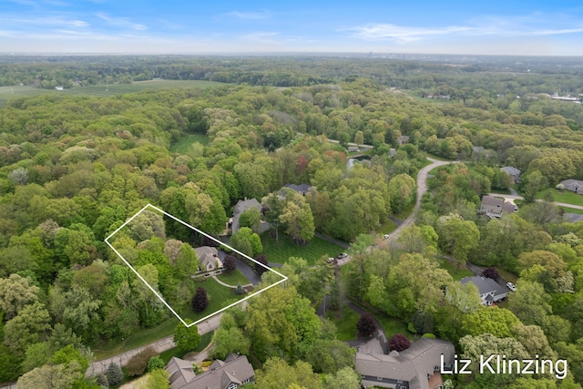 966 Timber Winds Dr SW, Grand Rapids, MI 49534 - view of property location featuring a forest and property boundaries highlighted