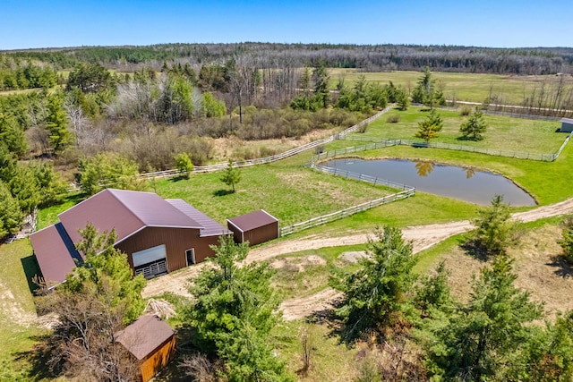 2495 Stitt Rd, Mio, MI 48647 - overview of rural landscape featuring a large body of water