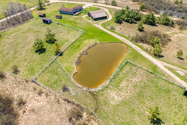 2495 Stitt Rd, Mio, MI 48647 - aerial view of sparsely populated area with a nearby body of water