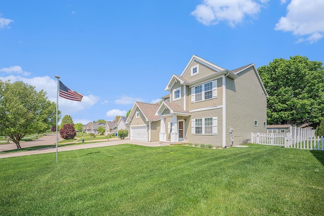 2380 Avalon Woods Dr, Portage, MI 49024 - view of front of property with concrete driveway and an attached garage