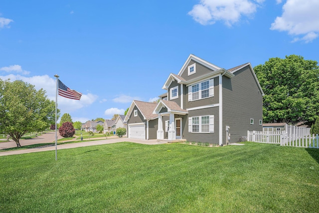 2380 Avalon Woods Dr, Portage, MI 49024 - view of front of home with concrete driveway and an attached garage