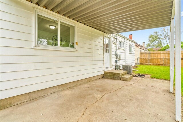 1210 Red Leaf Ln, Ypsilanti, MI 48198 - view of patio / terrace with central air condition unit