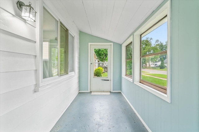 1210 Red Leaf Ln, Ypsilanti, MI 48198 - unfurnished sunroom with vaulted ceiling