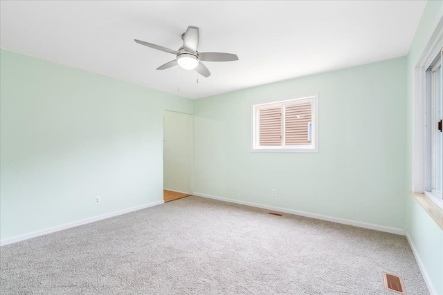 1210 Red Leaf Ln, Ypsilanti, MI 48198 - carpeted spare room with a ceiling fan and baseboards