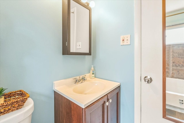 1210 Red Leaf Ln, Ypsilanti, MI 48198 - bathroom featuring vanity and toilet