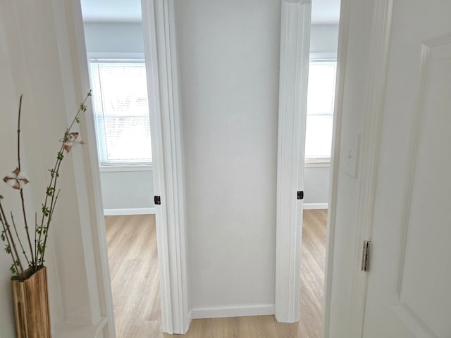 15360 Collinson Ave, Eastpointe, MI 48021 - hallway with light wood-style floors and baseboards