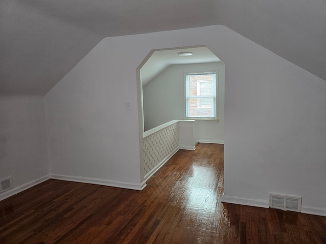 15360 Collinson Ave, Eastpointe, MI 48021 - additional living space featuring wood finished floors, lofted ceiling, and baseboards